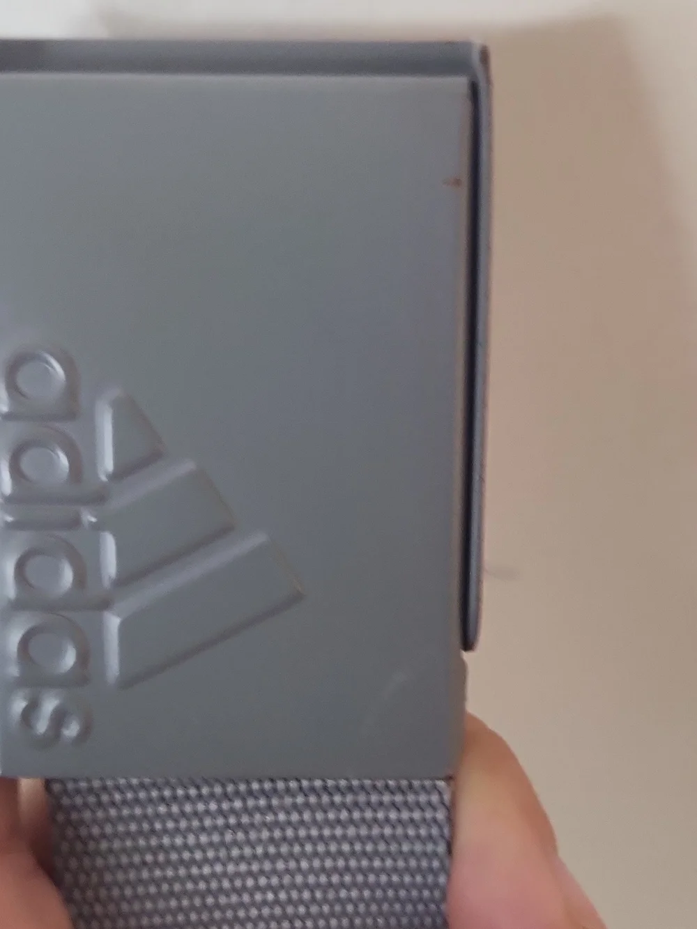 adidas White and Dark Gray Belt Hook Accessory